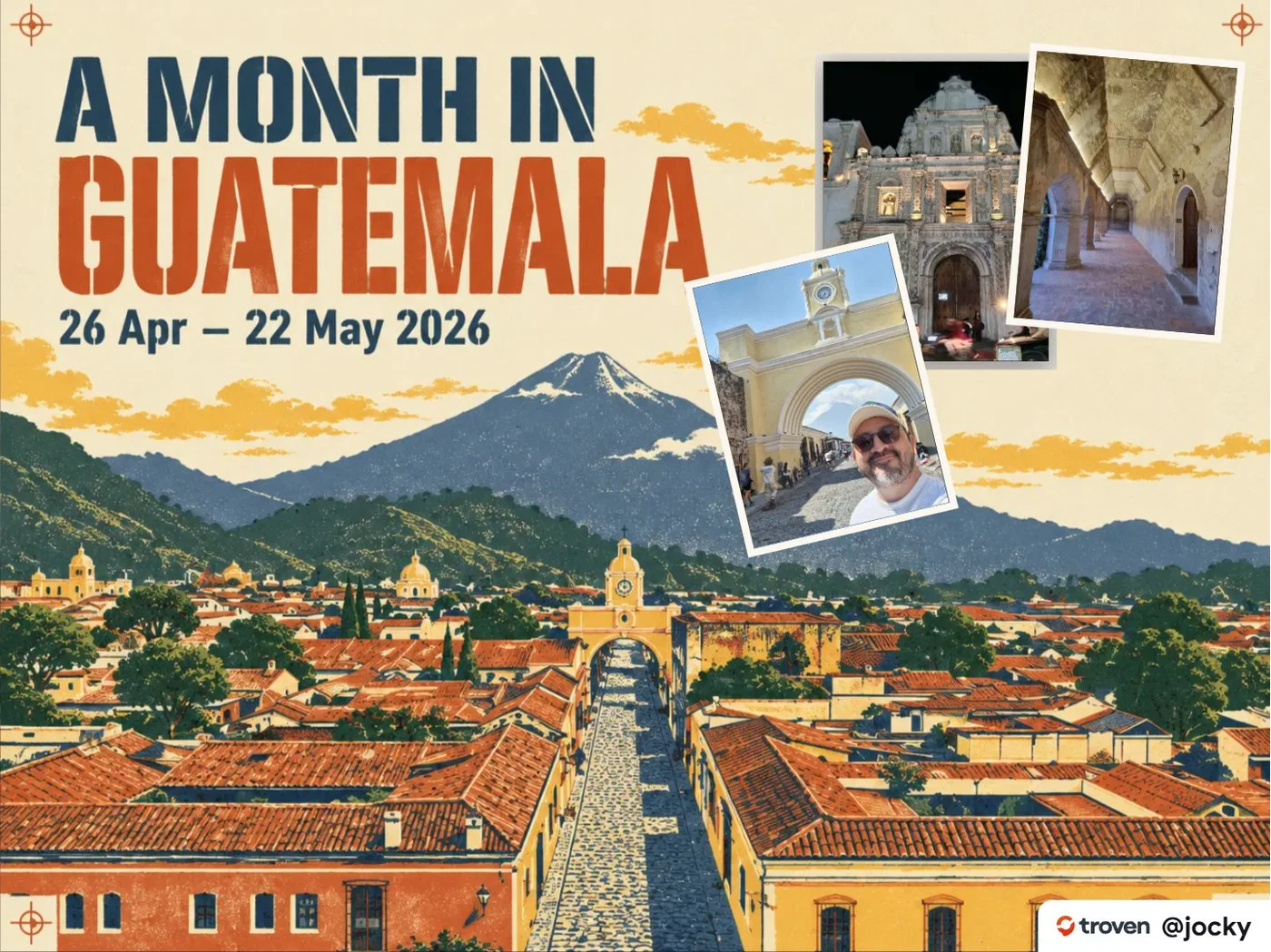AI poster: A month in Guatemala